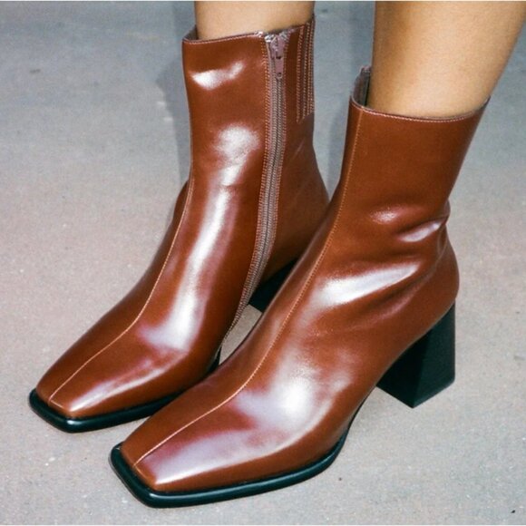 JEFFREY CAMPBELL Sherpal Bootie in Brown Size US 9 - Picture 10 of 10